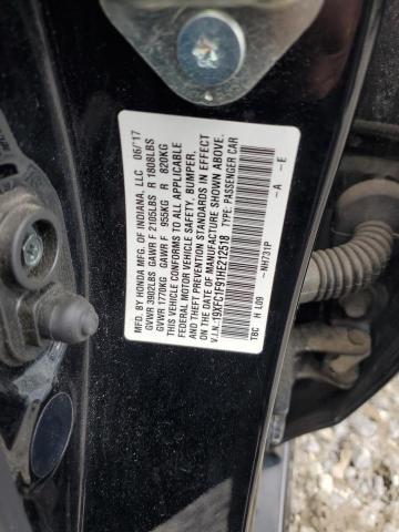 19XFC1F91HE212518 Honda Civic Touring