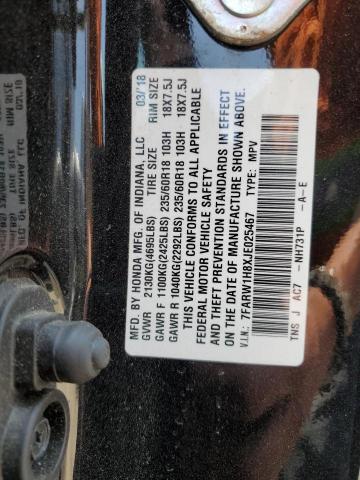 7FARW1H8XJE025467 Honda CR-V EXL