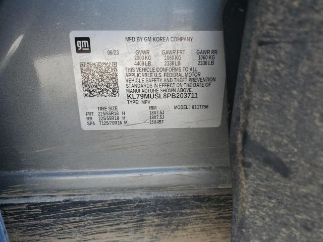 KL79MUSL8PB203711 Chevrolet TRAILBLAZE
