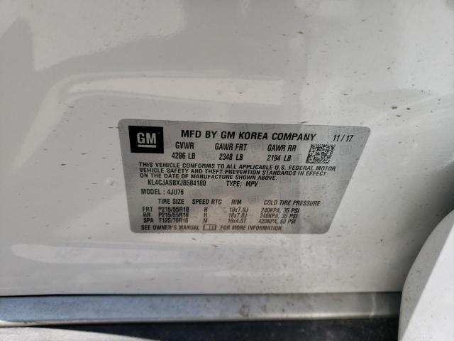 KL4CJASBXJB584180 Buick Encore Preferred