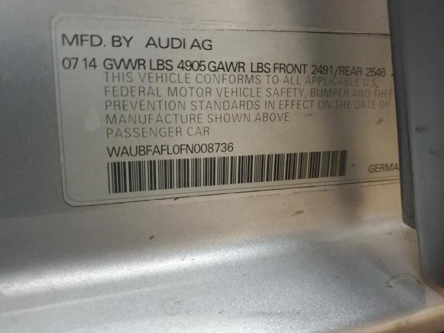 WAUBFAFL0FN008736 Audi A4 PREMIUM