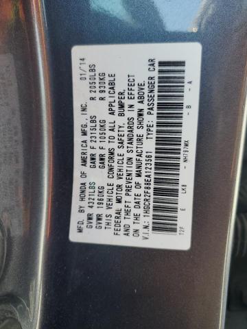 1HGCR2F88EA123561 Honda ACCORD EXL