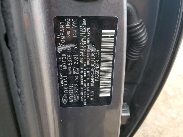 KMHGN4JE9GU106267 Hyundai Genesis 3.8l