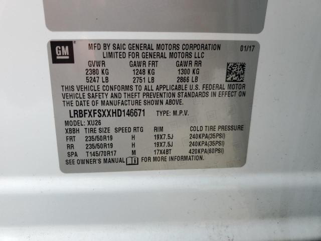 LRBFXFSXXHD146671 Buick Envision Premium Ii