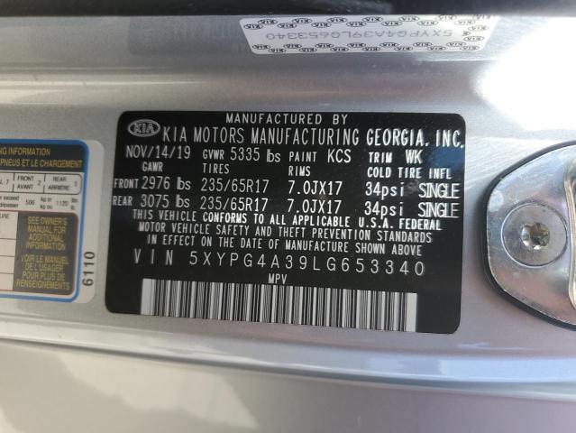 5XYPG4A39LG653340 KIA SORENTO L