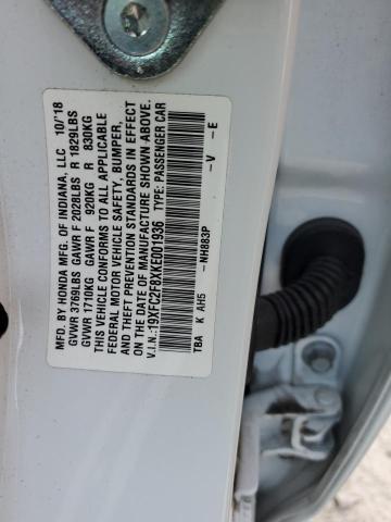 19XFC2F8XKE001936 Honda Civic Sport