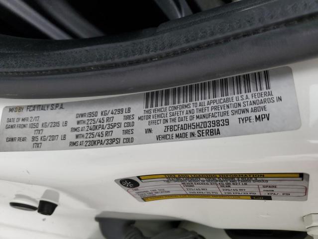 ZFBCFADH5HZ039839 Fiat 500L TREKKING
