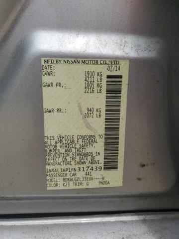 1N4AL3AP1FN317439 Nissan ALTIMA 2.5