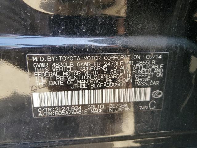 JTHBE1BL6FA000500 Lexus GS 350
