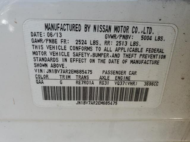 JN1BV7AR2EM685475 Infiniti Q50 BASE