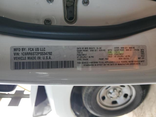 1C6RR6ST2PS534792 RAM 1500 Classic Tradesman