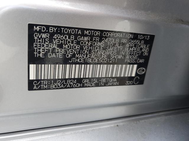 JTHCE1BL0E5021211 Lexus GS 350