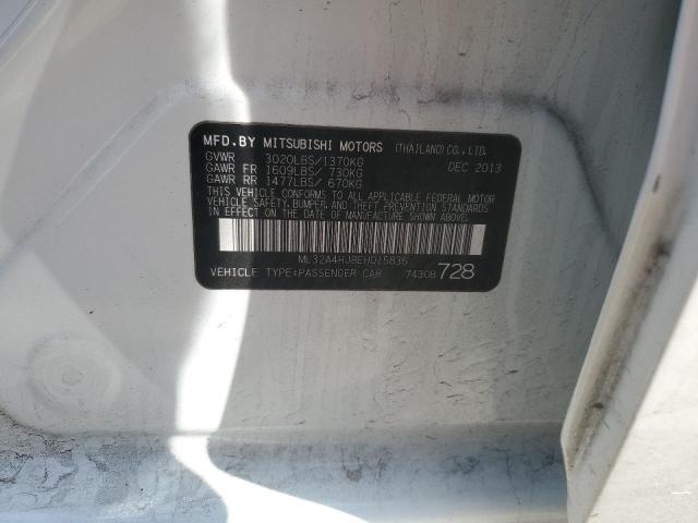 ML32A4HJ8EH015836 Mitsubishi MIRAGE ES
