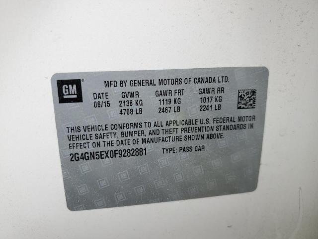 2G4GN5EX0F9282881 Buick Regal Premium