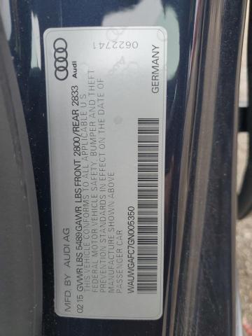 WAUWGAFC7GN005350 Audi A7 Premium Plus
