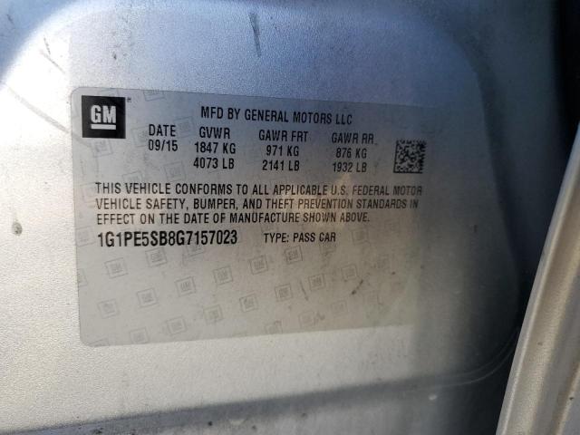 1G1PE5SB8G7157023 Chevrolet Cruze Limited Lt
