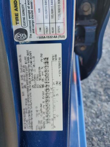3FADP4BJ7KM145360 Ford FIESTA SE