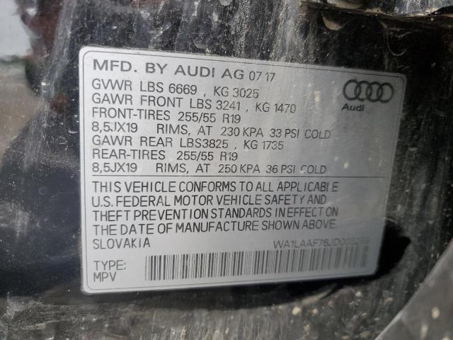 WA1LAAF76JD005289 Audi Q7 Premium Plus
