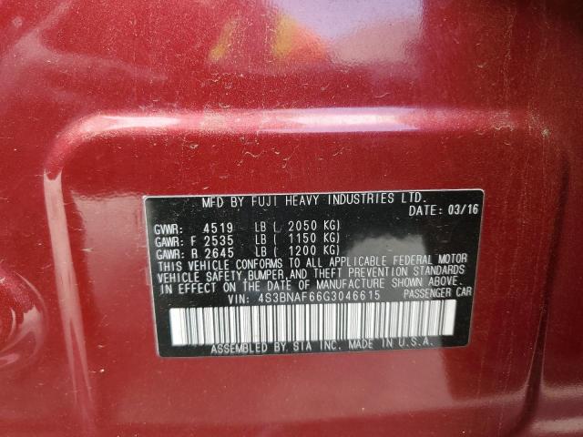 4S3BNAF66G3046615 Subaru Legacy 2.5i Premium