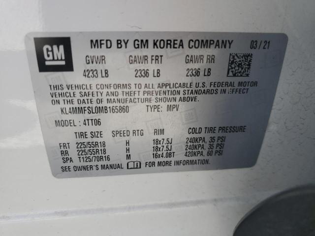 KL4MMFSL0MB165860 Buick Encore Gx Essence