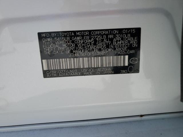 JTHBL5EF0F5135855 Lexus LS 460