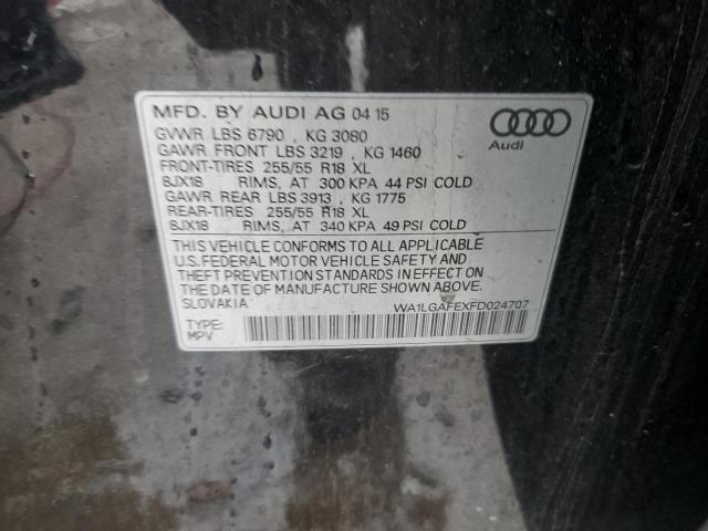 WA1LGAFEXFD024707 Audi Q7 Premium Plus