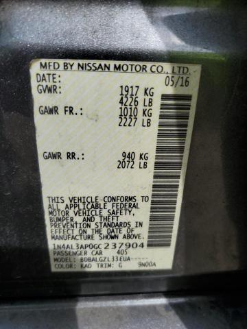 1N4AL3AP0GC237904 Nissan ALTIMA 2.5