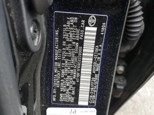 4T1BF1FK6EU339900 Toyota CAMRY L