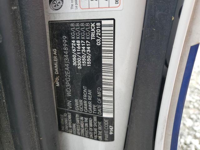 WD3PG2EA4J3448999 Mercedes-Benz Metris