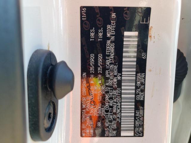 JTJBZMCA4H2017701 Lexus Rx 350 Base