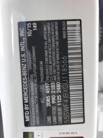55SWF4JBXGU118566 Mercedes-Benz C 300