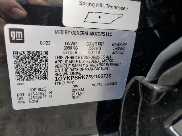1GYKPSRK7RZ106713 Cadillac Lyriq Luxury