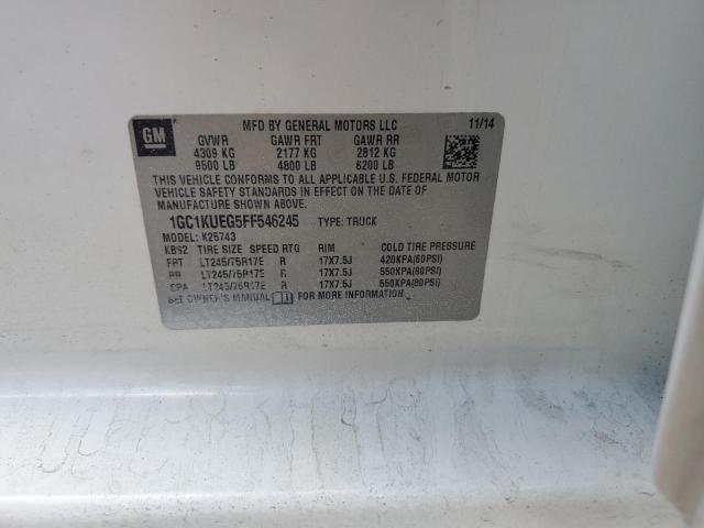 1GC1KUEG5FF546245 Chevrolet Silverado K2500 Heavy Duty