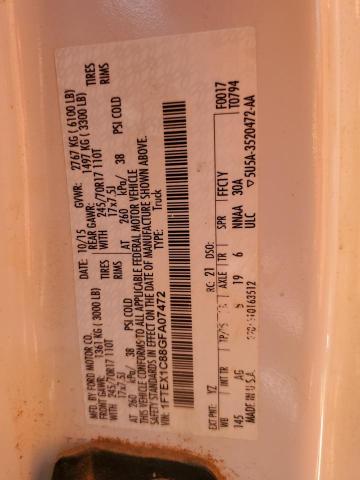 1FTEX1C88GFA07472 Ford F150 Super Cab
