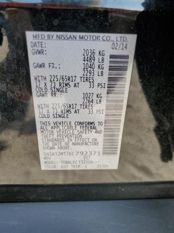 5N1AT2MT7EC792371 Nissan ROGUE S