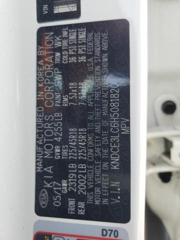 KNDCE3LC6H5081820 KIA Niro Ex Touring