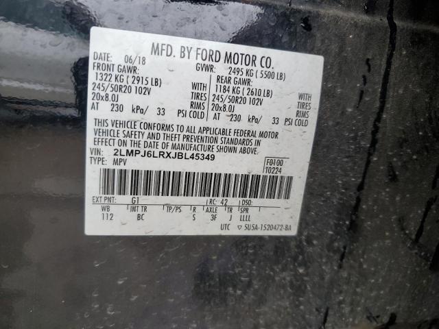 2LMPJ6LRXJBL45349 Lincoln Mkx Reserve