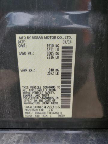 1N4AL3AP0EC428316 Nissan ALTIMA 2.5