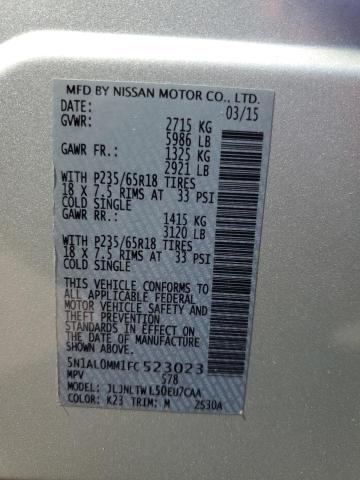 5N1AL0MM1FC523023 Infiniti QX60
