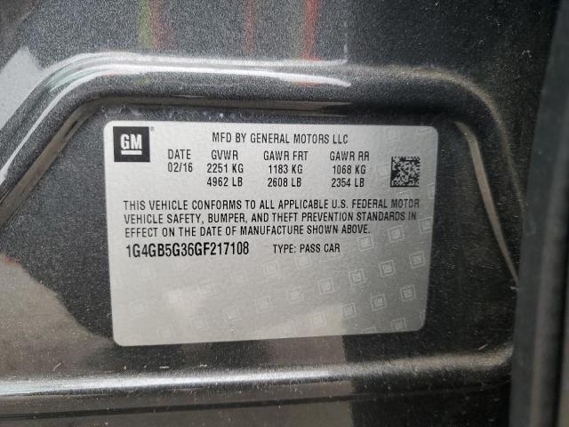 1G4GB5G36GF217108 Buick Lacrosse