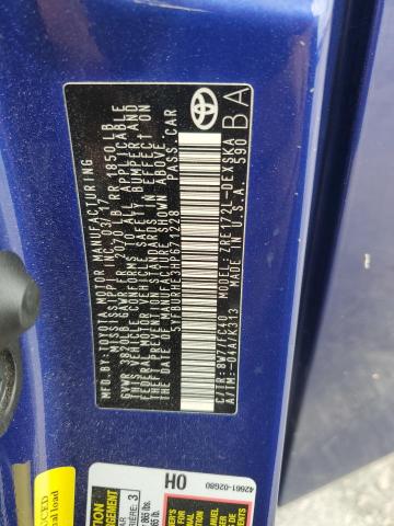5YFBURHE3HP671228 Toyota COROLLA L