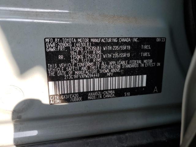 2T3C1RFVXPW294448 Toyota RAV4 XLE P