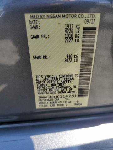 1N4AL3APXJC114781 Nissan ALTIMA 2.5