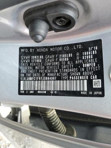 JHMFC1F97JX004907 Honda Civic Touring
