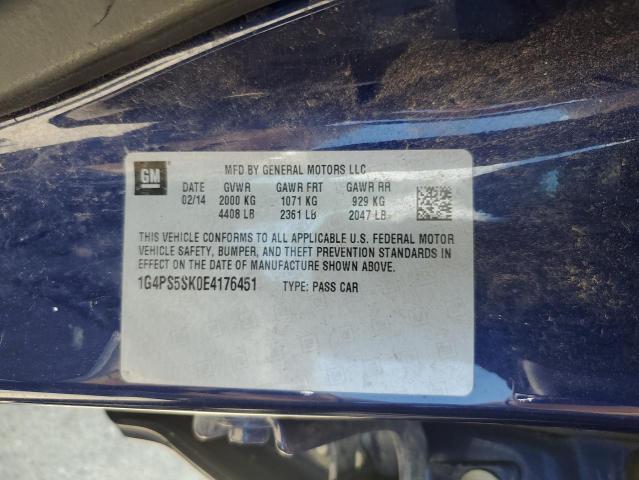 1G4PS5SK0E4176451 Buick Verano
