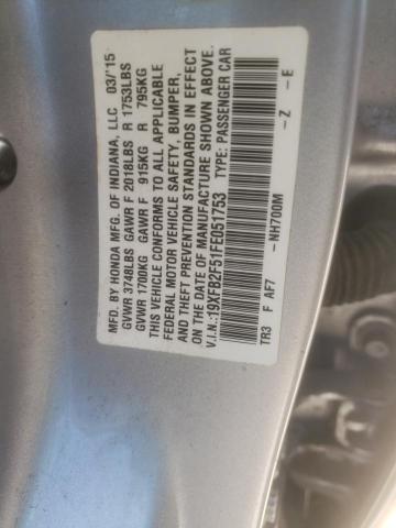 19XFB2F51FE051753 Honda Civic Lx