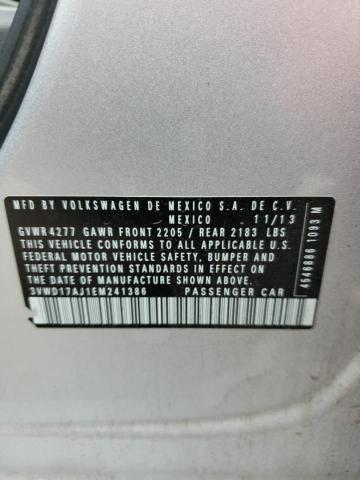 3VWD17AJ1EM241386 Volkswagen JETTA SE