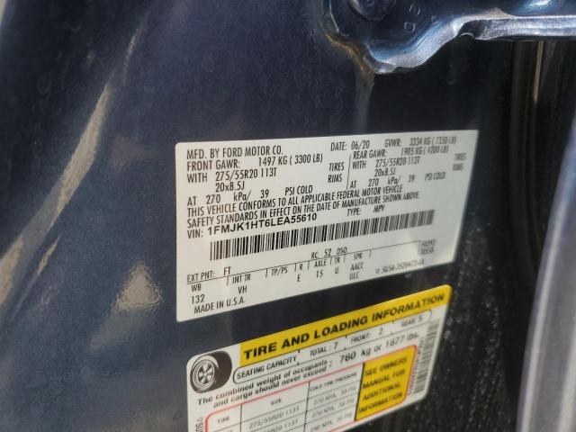 1FMJK1HT6LEA55610 Ford Expedition Max Xlt