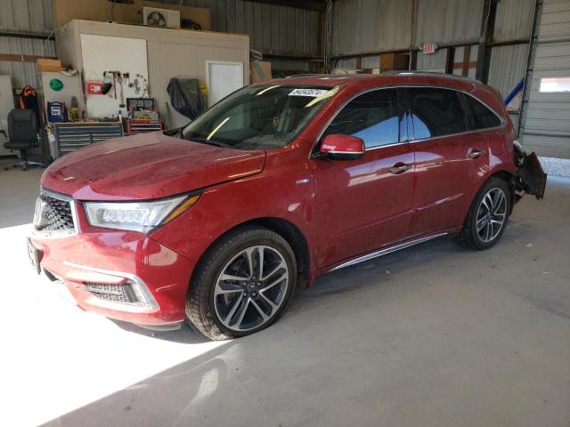 2019 Acura Mdx Sport Hybrid Advance მანქანა იყიდება აუქციონზე, vin: 5J8YD7H7XKL000785, აუქციონის ნომერი: 54343574