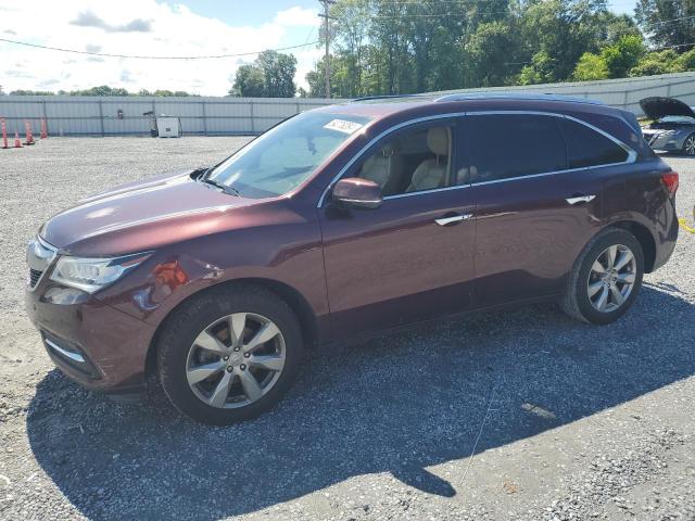Auction sale of the 2015 Acura Mdx Advance, vin: 5FRYD3H8XFB012250, lot number: 54776284